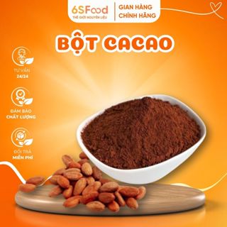  Bột Cacao Bột socola không đường loại đặc biệt thơm ngon Làm Bánh Pha Trà Sữa - 6SFOOD 