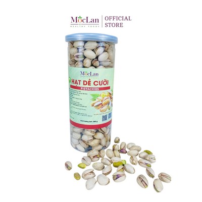 Hạt dẻ cười MộcLan HEATHY FOODS - rang muối không tẩy trắng giàu dinh dưỡng tốt cho mẹ bầu, bé
