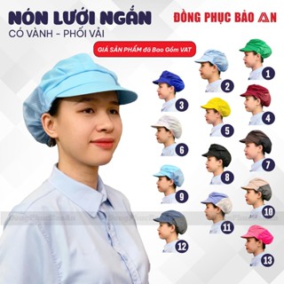 Nón Vải Lưới Công Nhân Dinos Cho Ngành Thực Phẩm, Thủy Sản - Co Giãn, Thoáng Khí, Nhiều Màu