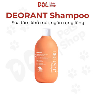  Sữa Tắm Vemedim DEORANT SHAMPOO Khử Mùi Mượt Lông giảm Rụng Lông Cho Chó Mèo -390ML 