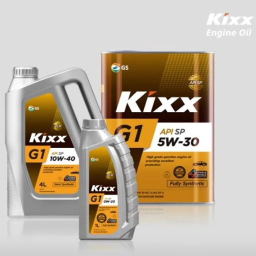 Nhớt Kixx G1 5W30/10W40 4 Lít dùng chô ô tô nhập khẩu Hàn Quốc