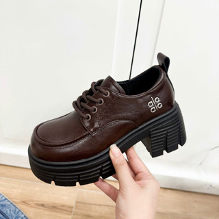  Giày Oxford nữ lolita độn đế đốc cao 6-7f êm mềm,siêu nhẹ. Hàng QC cao cấp da trơn mũi vuông phong cách.TIỆM GIẦY BẢO LY 