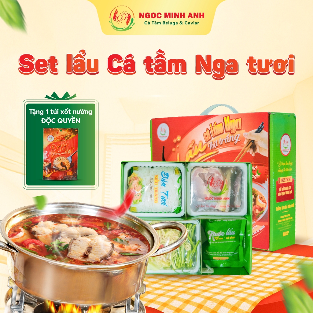 Set Lẩu Cá Tầm tươi