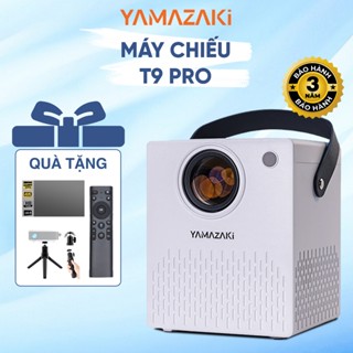 Máy Chiếu Mini Yamazaki T9 T9PRO HD 4K Android TV 9 Độ Sáng 380- 420 ANSI Bluetooth 5.3 Phù Hợp Chiếu Phim Phòng Ngủ