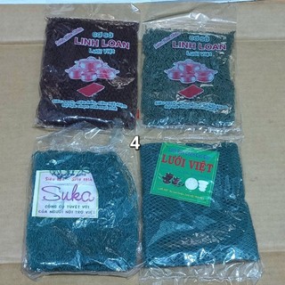 Combo 4 miếng Lưới rửa chén khách chọn màu(xanh/đỏ)
