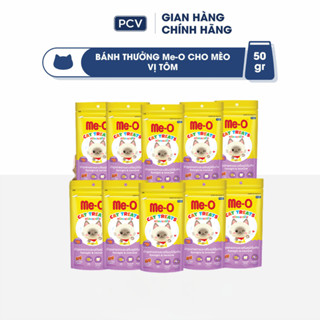 Combo 10 gói Bánh thưởng cho mèo Me-O bánh cá cho mèo nhiều vị 