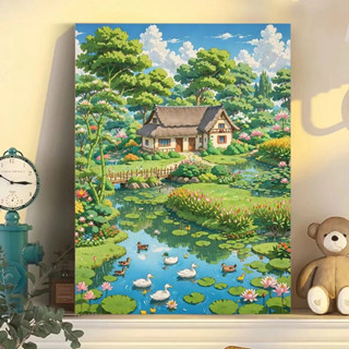 Single Childhood Cartoon Fantasy Series Trang trí Vẽ Thích hợp cho Phòng khách Phòng ngủ Phòng ăn vv Tranh Canvas