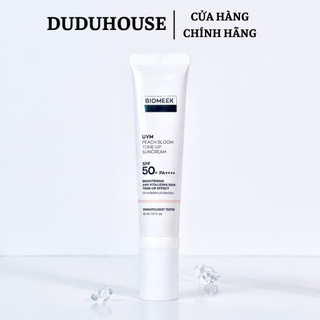  Kem Chống Nắng Biomeek UVM TONE UP Suncream SPF50+ PA++++ Nâng Tone Kiềm Dầu 30ml 