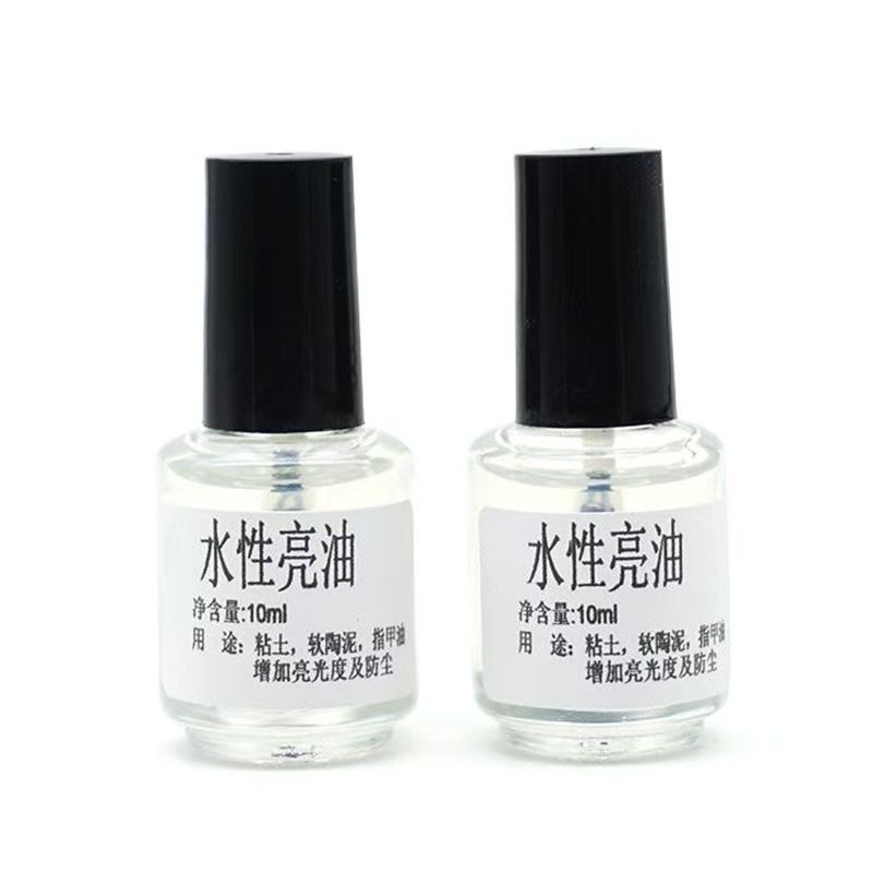 Sơn phủ bóng đất sét tự khô/làm sáng/làm bóng đất sét 10ml