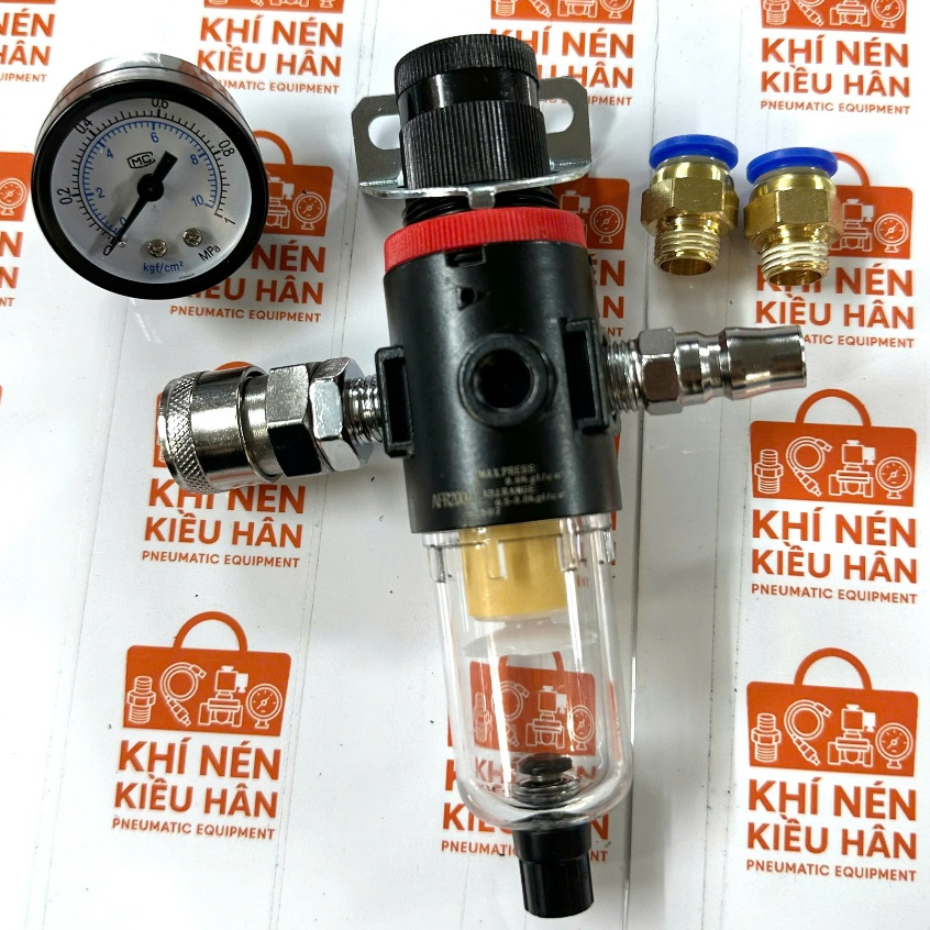 GIÁ XƯỞNG Lọc đơn khí nén AFR2000, lọc tách nước khí nén, lọc hơi khí nén ẢNH THẬT CHẤT LƯỢNG