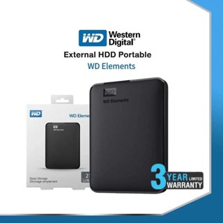 【Hàng Có Sẵn Ổ Cứng Di động Ngoài WD 1TB/2TB Ổ Cứng Di động Chất Lượng Cao HDD Lưu Trữ Di động USB3.0 2.5"