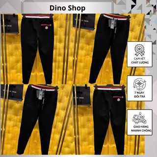 Quần jogger Nam Mon Cờ Le Trơn Đơn giản Hàng Đẹp Form Chuẩn - Quần Nỉ Nam Hàng Cao Cấp