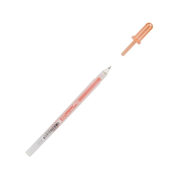 Bút Gel 3D Màu, Glaze Pen, Màu Cam Bóng