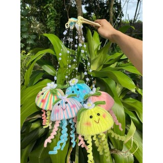 Lồng Đèn Sứa Kẽm Nhung Trung Thu có đèn