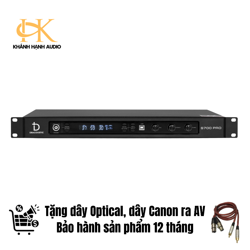Vang số DB acoustic S700 Pro Hàng chính hãng dbacoustic hát karaoke cho chất âm tuyệt vời