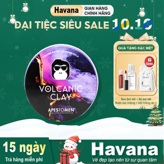 [Tem SMS] Sáp Vuốt Tóc Nam Volcanic Clay Chính Hãng Tạo Kiểu Tóc, Giữ Nếp 80ml