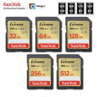 Thẻ nhớ SDXC SanDisk Extreme 32GB 64GB 128GB 256GB 512GB 1TB UHS-I U3 V30 170MB/s 150MB/s