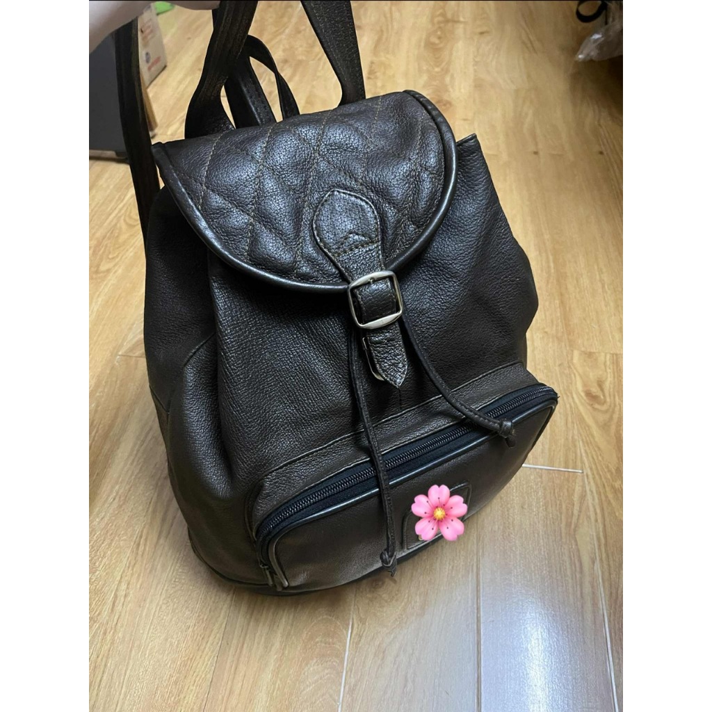 [2hand] Balo nữ 31*36*14 da thật 2hand