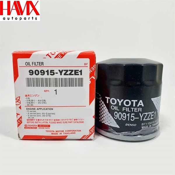 Lọc Dầu Nhớt Xe Toyota Vios, Altis, Yaris (Mã : 90915-YZZE1)