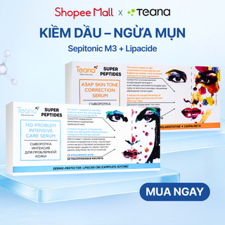  Serum Teana Super Peptides Trắng Da Mặt Dưỡng Cấp Ẩm Kiềm Dầu Ngừa Mụn Phục Hồi Chống Lão Hoá 
