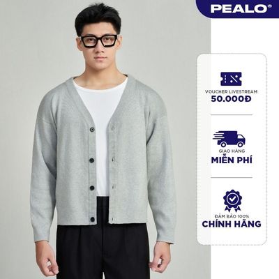 Áo khoác len cardigan PEALO form Relax chất liệu len cao cấp SPT5