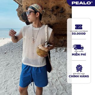 Áo Ba Lỗ Lưới Cotton PEALO PEALO SS25
