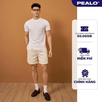 Áo thun cotton essential PEALO áo phông form tôn dáng chất liệu cotton modal cao cấp SPT4