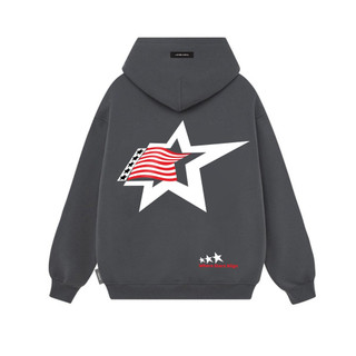 Áo Khoác Hoodiezip Ngôi Sao In Hình Sao Form Rộng Thecinddy Chất Nỉ Cao Cấp Nam Nữ