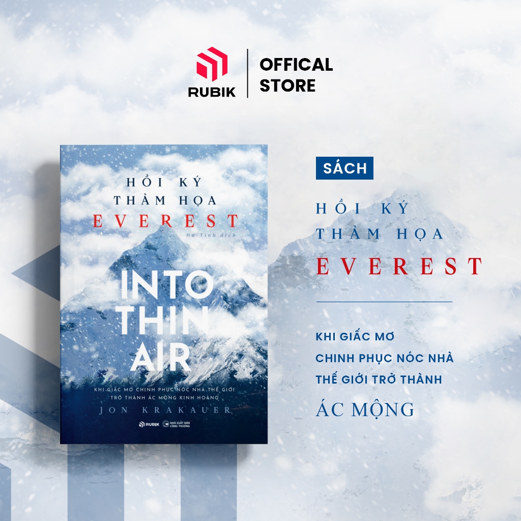 Sách - Hồi Ký Thảm Họa Everest - Rubik Books