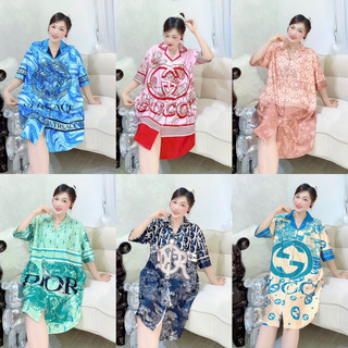 Đầm Pajamas 3D - Thun Lạnh