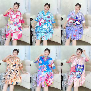 Đầm Pajamas 3D - Thun Lạnh