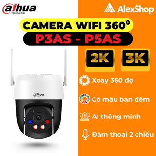   3M-5M  Camera Wifi Dahua DH-P3AS-PV   DH-P5AS-PV Ngoài Trời Xoay 360 Độ Đàm Thoại 2 Chiều 