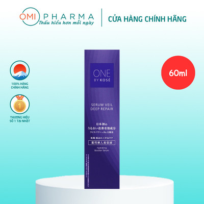 Serum Dưỡng Ẩm Chuyên Sâu, Cải Thiện Da Khô, Lỗ Chân Lông, Đàn Hồi One By Kose Nhật Bản 60g