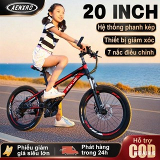 Xe đạp địa hình trẻ em 6-15 tuổi  Bánh 20 inch Lốp chống trượt Phanh đĩa kép Tặng kèm bộ quà tặng