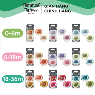 Ty Ngậm Dạ Quang Tommee Tippee Night Glow Cho Bé 0-6, 6-18, 18-36 Tháng (Vỉ Đôi)