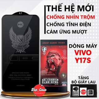 Kính cường lực Chống Nhìn Trộm Vivo Y17s full màn.Miếng dán bảo vệ màn hình