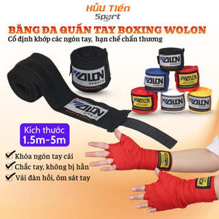 Băng Đa Boxing Wolon, Băng Quấn Tay Hỗ Trợ Đấm Bốc Muway Thái Võ Thuật Cố Định Giảm Chấn Thương