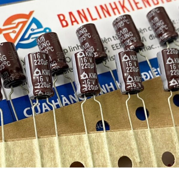 [Combo 20 chiếc] Tụ hóa SAMYOUNG 220uF 16V 6.3x11mm