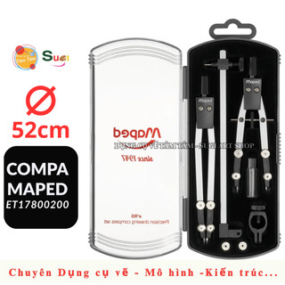 [ Tâm Tâm ] Compa vẽ đường tròn lớn , Compa vẽ kỹ thuật Maped , vẽ đường kính 50cm