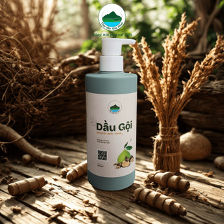  Dầu gội thảo mộc bồ kết bưởi hà thủ ô gừngthảo dược cô đặc giúp sạch gàu giảm gãy rụng Thảo Mộc Kim Nhan - 500ML 