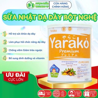  Sữa nghệ thực phẩm bảo vệ sức khoẻ YARAKO PREMIUM CURCUMIN giải pháp cho người đau dạ dày và làm lành vết sẹo 400g 900 