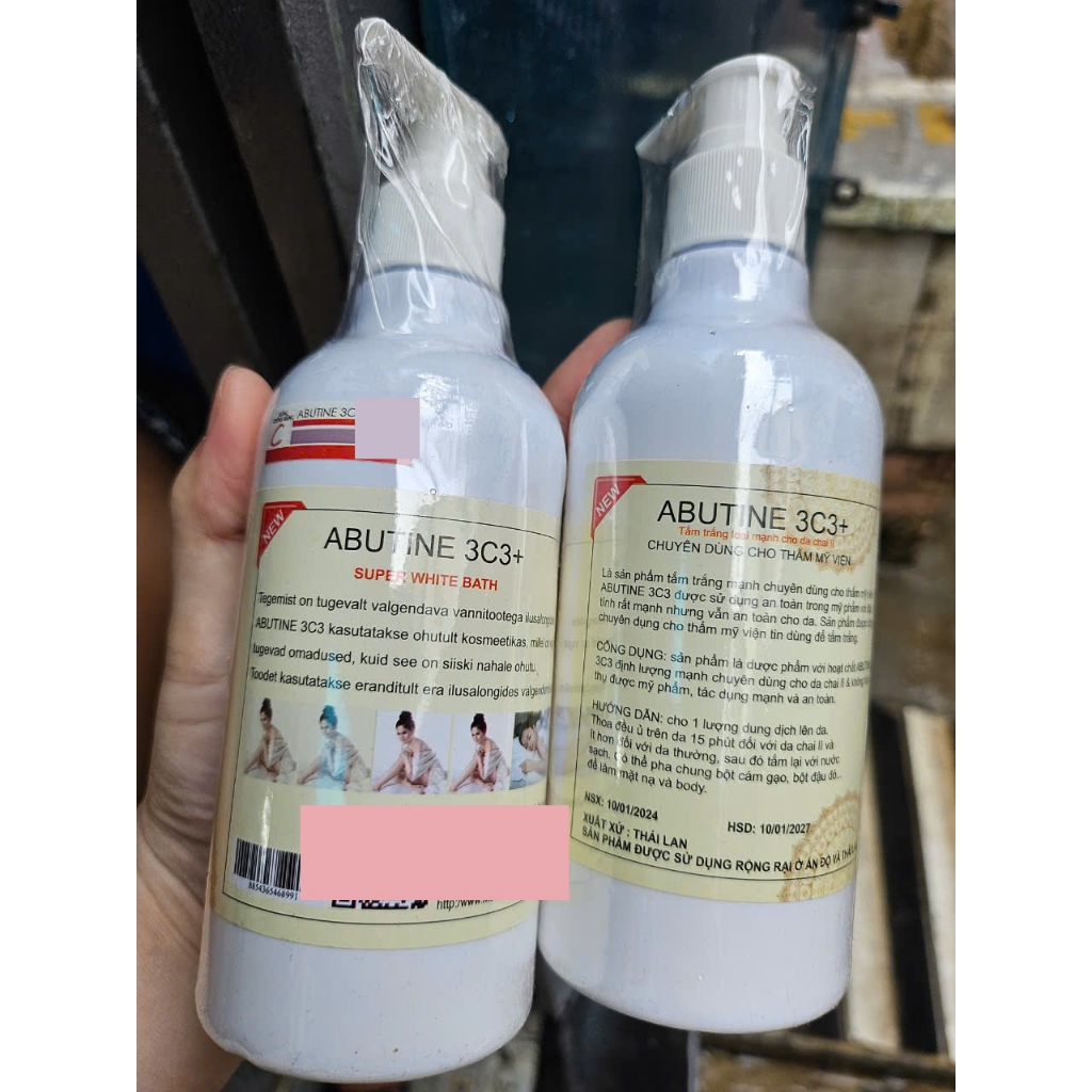 Tắm trắng Abutin 3c3