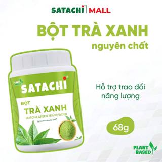 Bột Trà Xanh Nguyên Chất SATACHI  – 100% lá trà xanh tự nhiên, không đường – Hộp 98g