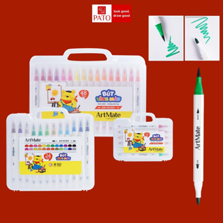  Bút Viết Calligraphy Artmate Bút Lông Màu 2 Đầu Trang Trí Tiêu Đề Bullet Jounal Bút Brush Tô Màu Vẽ Tranh WC451 453 5 