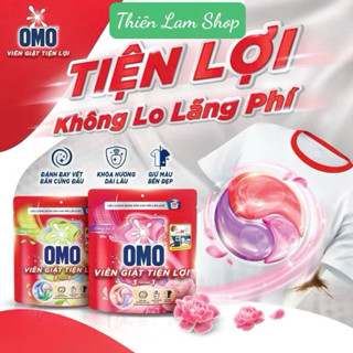 Viên giặt tiện lợi OMO 3 trong 1 - Túi 30 viên (Bao bì mới)