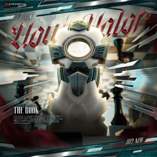   ROK  Keyrambit Rook  Xe  – Bộ Sưu Tập VOW OF VALOR – Cờ Vua Fantasy – Lõi Trắng Đen – Kèm Đế & Mũ – Nhựa In 3D Cao Cấp 