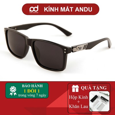 Kính râm mát thời trang nam nữ AnDu chống UV400 dáng chữ nhật chống chói, UV400 - 1260