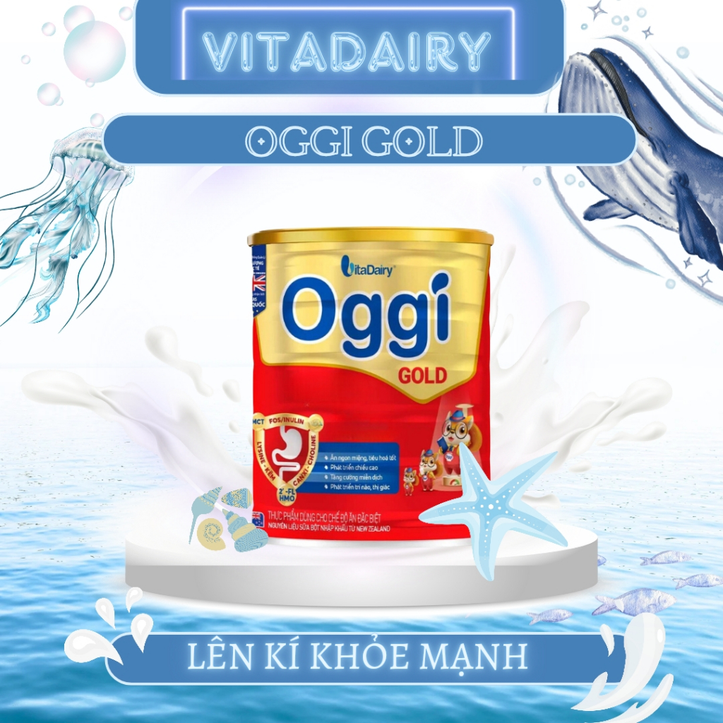 [Vitadairy] Sữa bột Oggi Gold lon 900g