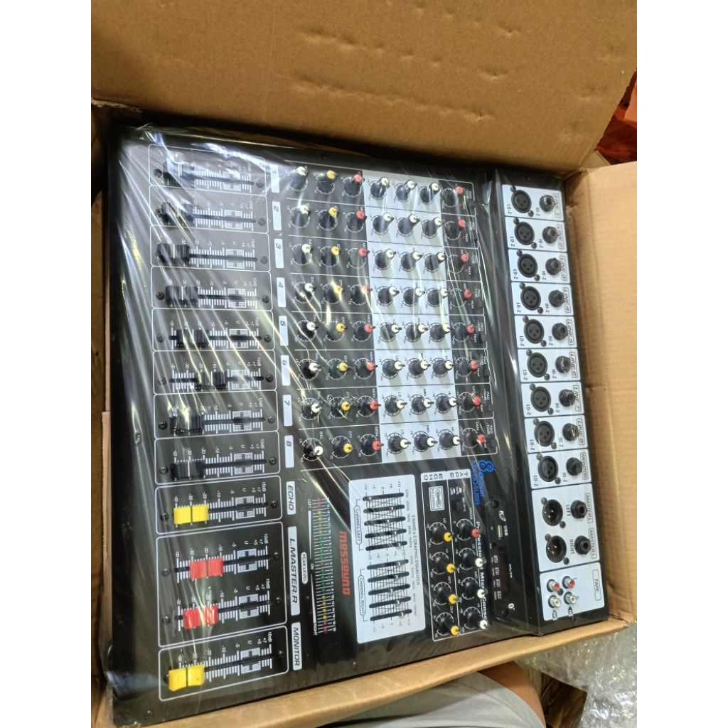 Mixer bàn 804 8/2 hỗ trợ bluetooth USB và thẻ nhớ
