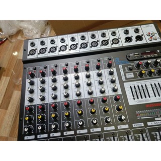 Mixer bàn 804 8/2 hỗ trợ bluetooth USB và thẻ nhớ